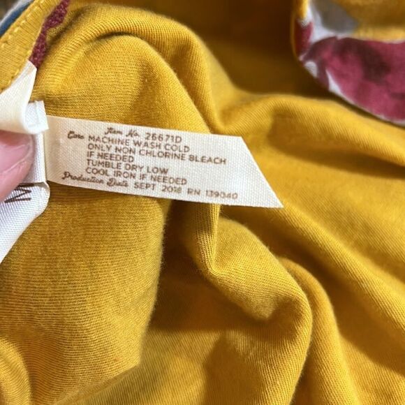 MATILDA JANE Women’s Alana Floral Print Tie Waist Wrap Maxi Dress Yellow Small - Picture 10 of 10